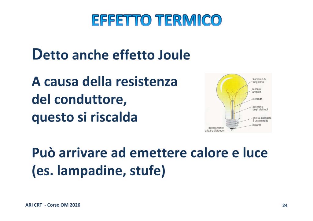 Effetto termico o Joule